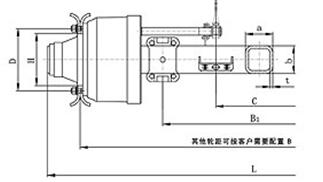 半挂车车轴